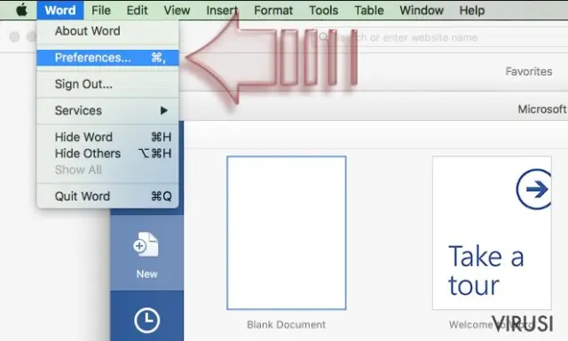 Disable Macros on Mac OS X. Step 1