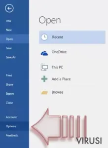 Disable Macros on Windows. Step 2