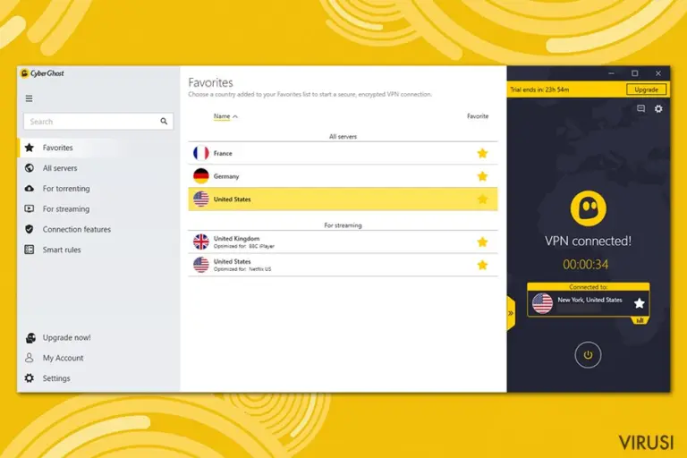 CyberGhost UI