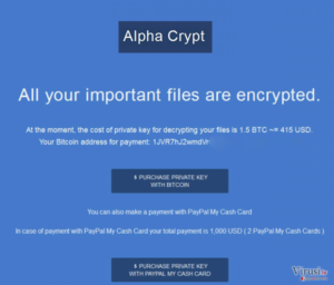 Alpha Crypt