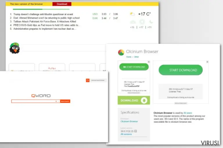 Chromium fake browsers