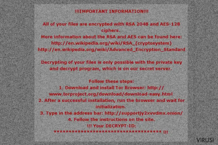 The ransom note by Mole02 ransomware virus