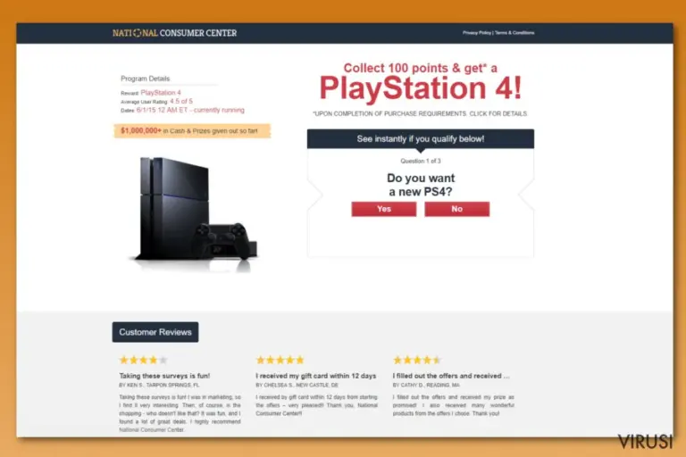National Consumer Center ads example