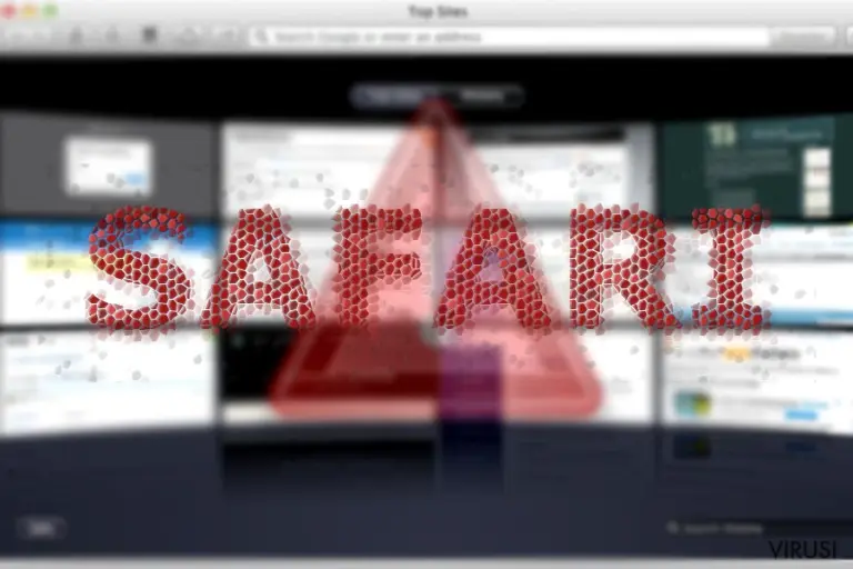 Slika koja prikazuje Safari infekciju preusmjerenja