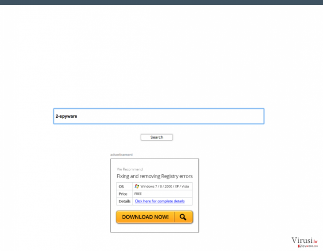 The picture showing Search.Jaijobox.com redirect virus