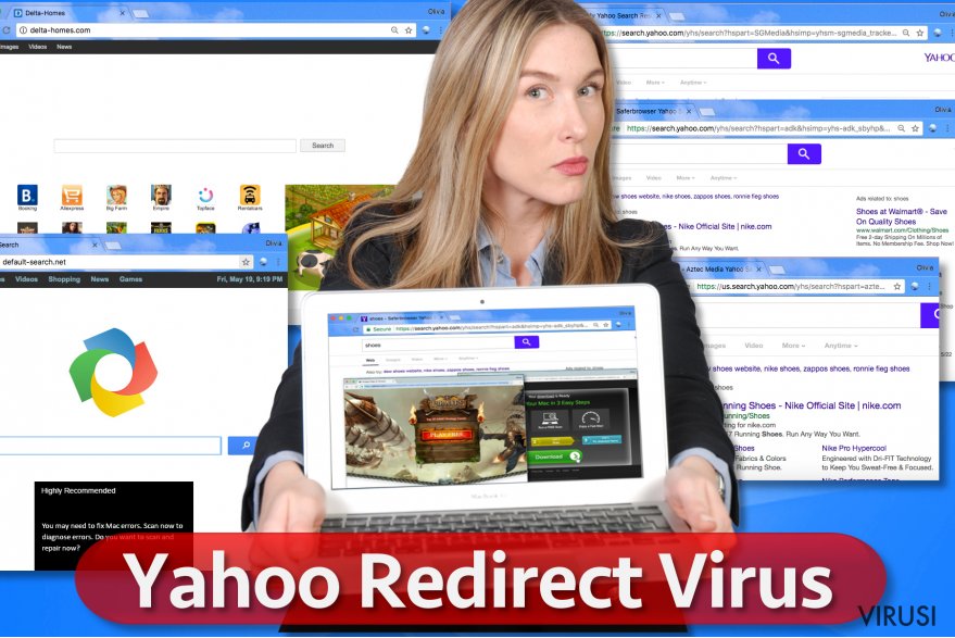 Virus Yahoo koji preusmjerava preglednik